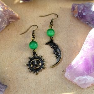 Sun & Moon Celestial Earrings